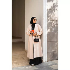 Oversized Coat in Beige