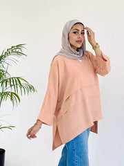 EFFORTLESS BLOUSE IN APRICOT CRUSH