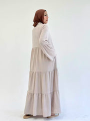 SERENITY DRESS IN BEIGE