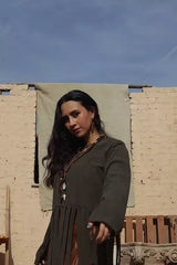 Boho daze blouse in olive