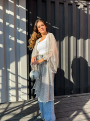 Bella cardigen in champagne