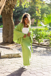 Wrap me skirt in Lime green