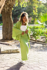 Wrap me skirt in Lime green