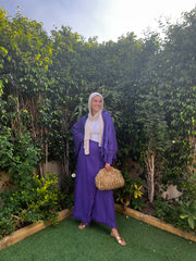 Wrap me skirt in purple