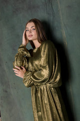 Goliva dress in goldenolive