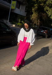 Wrap me skirt in Fushia