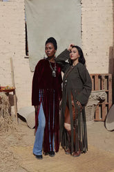 Boho daze blouse in olive