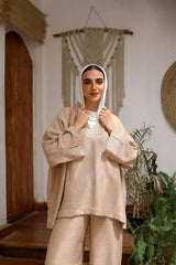 BREEZE SET IN DARK BEIGE