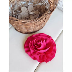 Crinkle hot pink flower