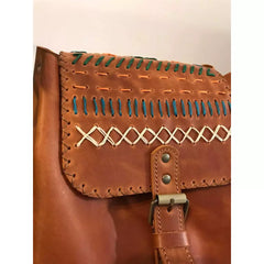 backpack with embroidered