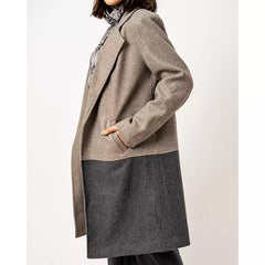 Shades of grey long coat