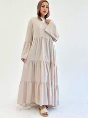 SERENITY DRESS IN BEIGE