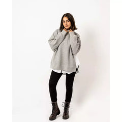Asymmetric side zipper pullover