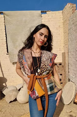Boho mosaic vest