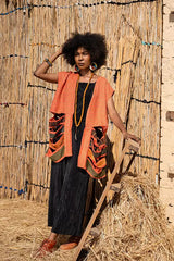 Nomad vest in orange