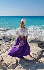 Bohemian layered skirt