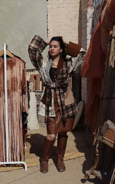 Gypsy threads in brown x beige