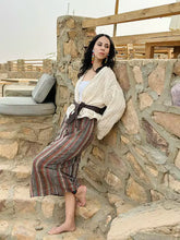 Crochet cardigan in beige