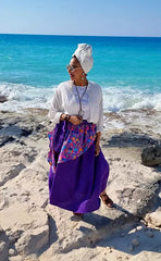 Bohemian layered skirt