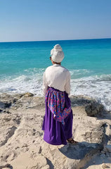 Bohemian layered skirt