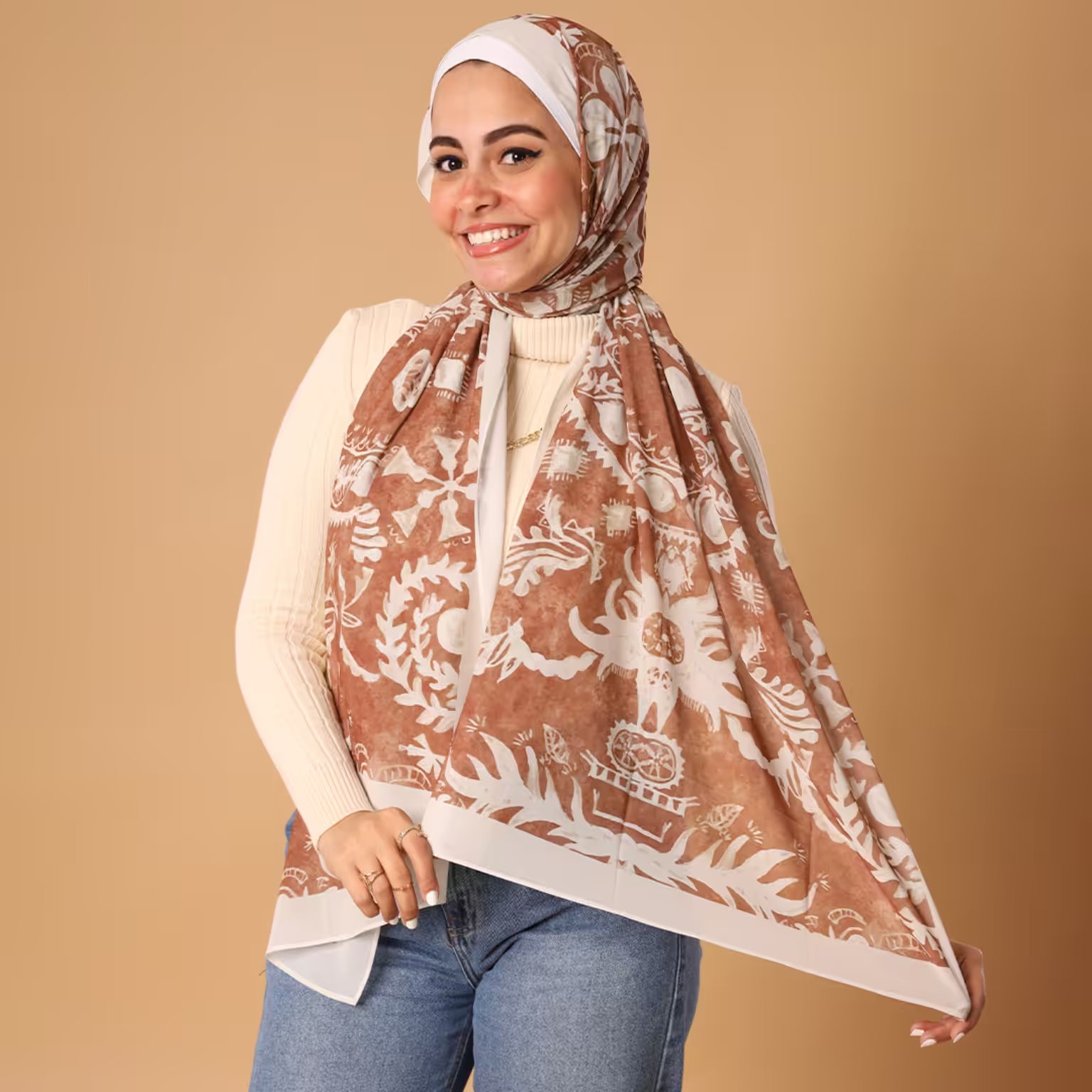 Persia Brown Scarf