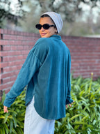 The Striped Velvet Everyday Top