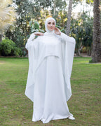 Chiffon Cape only Offwhite