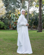 Chiffon Cape only Offwhite