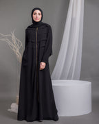 Zipper Abaya With Pockets Code 94A