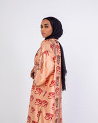 DAUGHTER OF THE NILE SATIN KIMONO