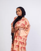 DAUGHTER OF THE NILE SATIN KIMONO