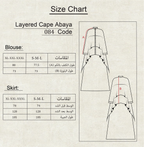 084 - Layered Cape Abaya