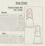 085 – Flared Crepe Set