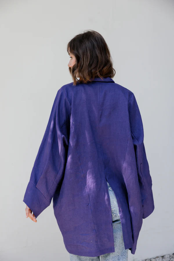 Pretty girl blouse in purple