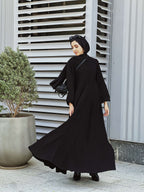 Pleat Cascade Abaya 027