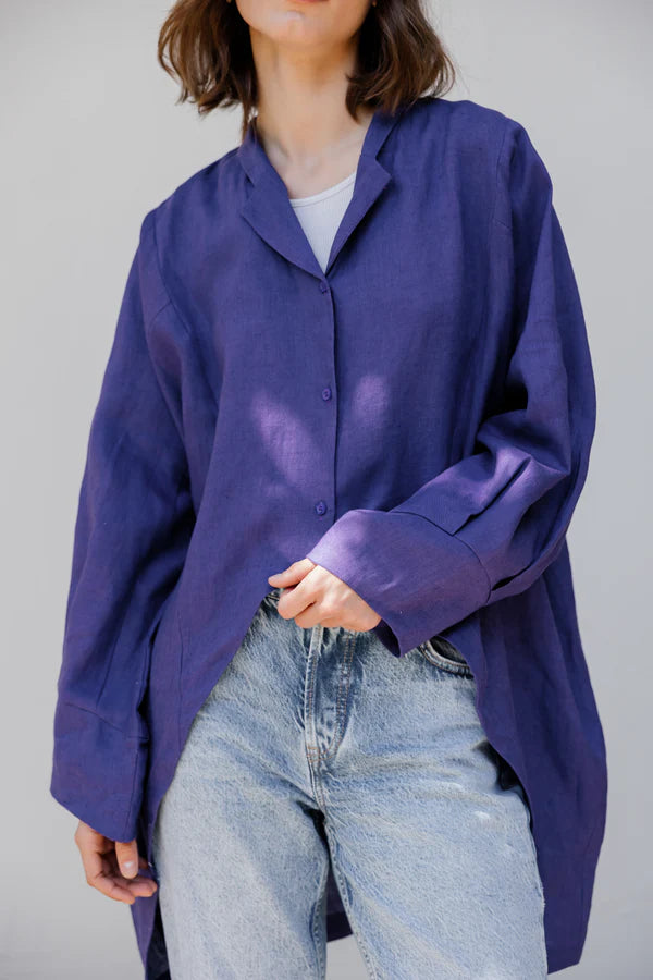 Pretty girl blouse in purple