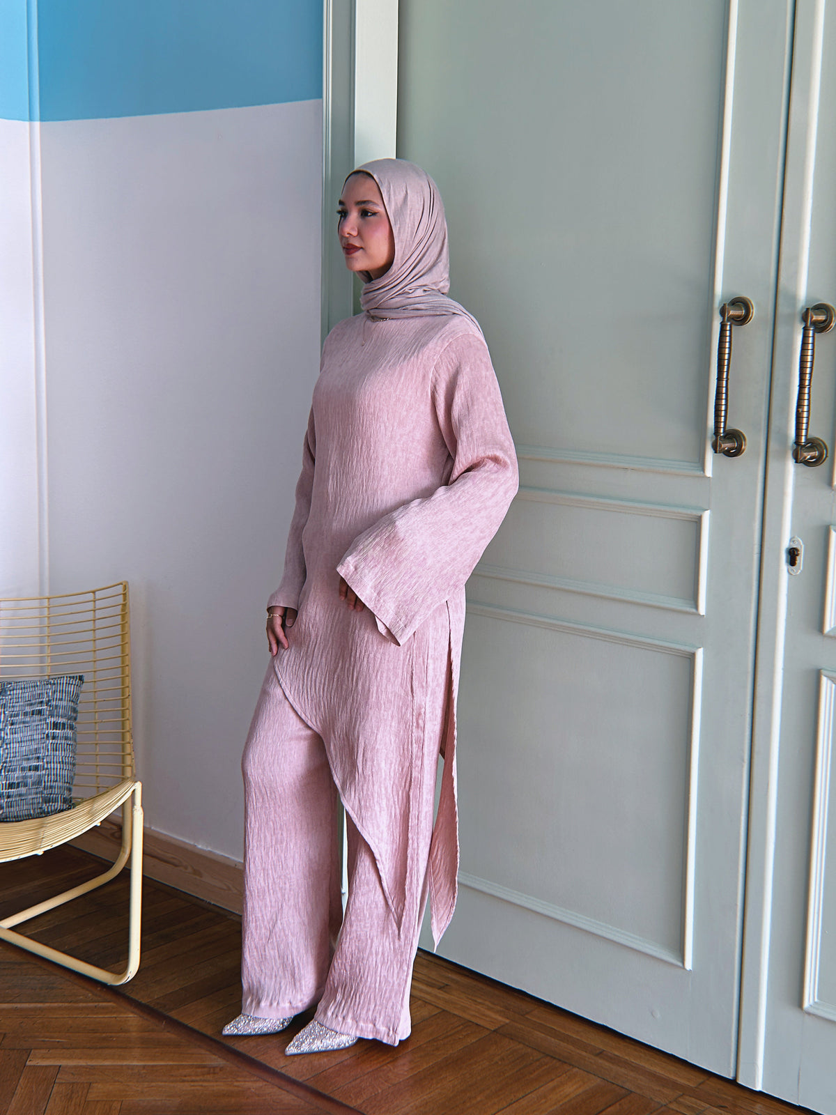 Lamar Set - Baby Pink