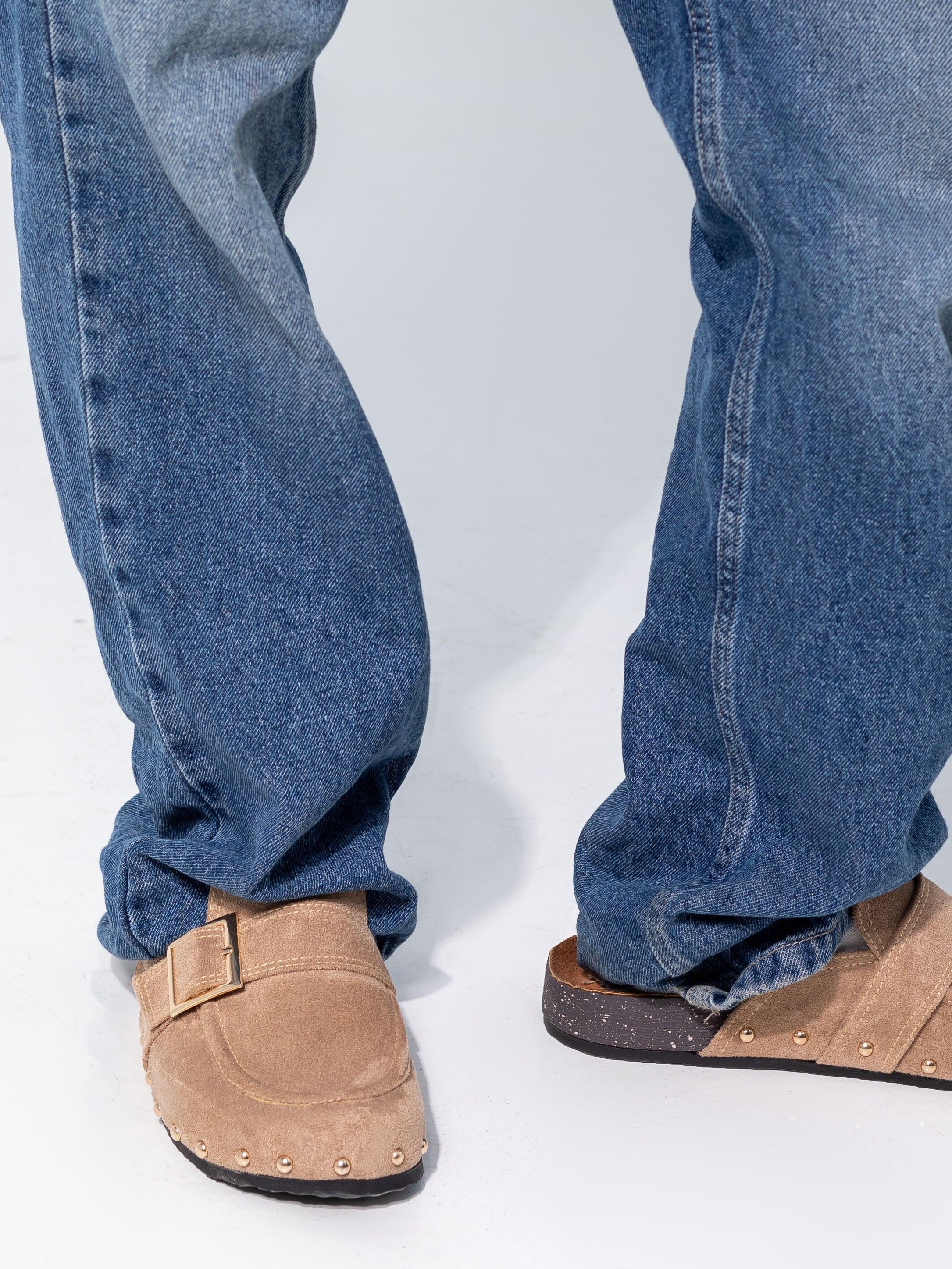 Cafe Studded Mules