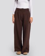 The Tailored Pants - Brown