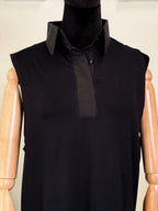 Sleeveless Collared Top