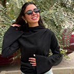 Suede basic top