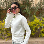 Suede basic top