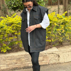 Denim vest