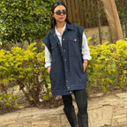 Denim vest