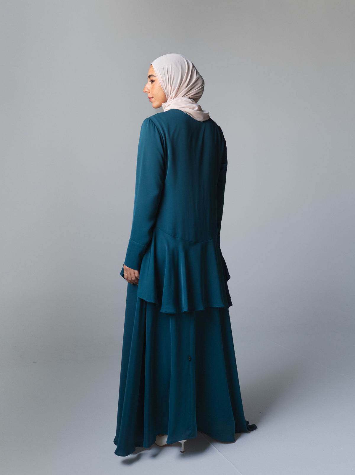 076 – Flared Silk Set