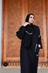 اسدال صلاة اسود بكنار سبحة