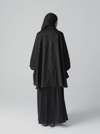079 - Two-Piece Jacquard Abaya Set