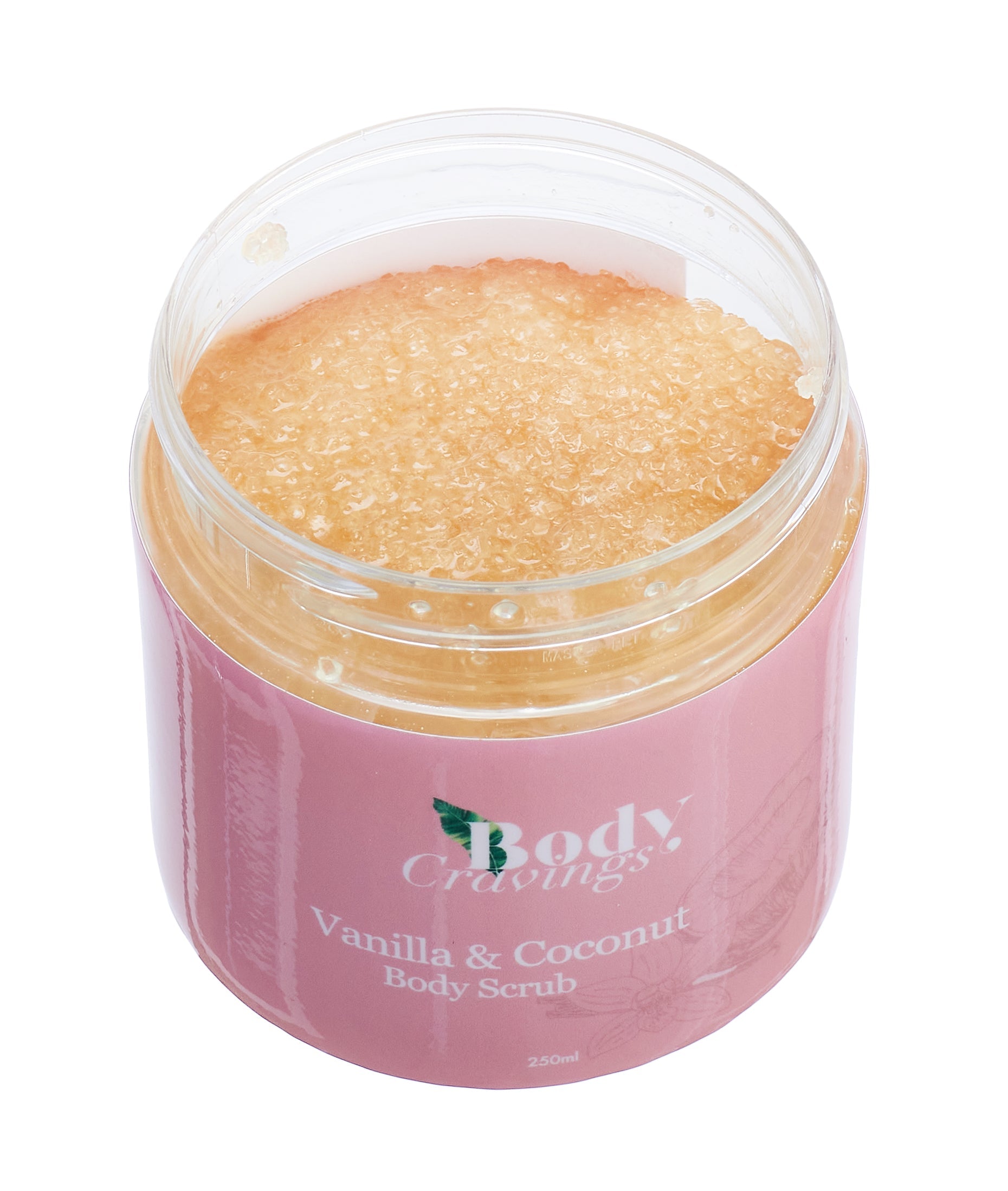 Vanilla coconut body scrub