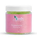 Peppermint foot scrub