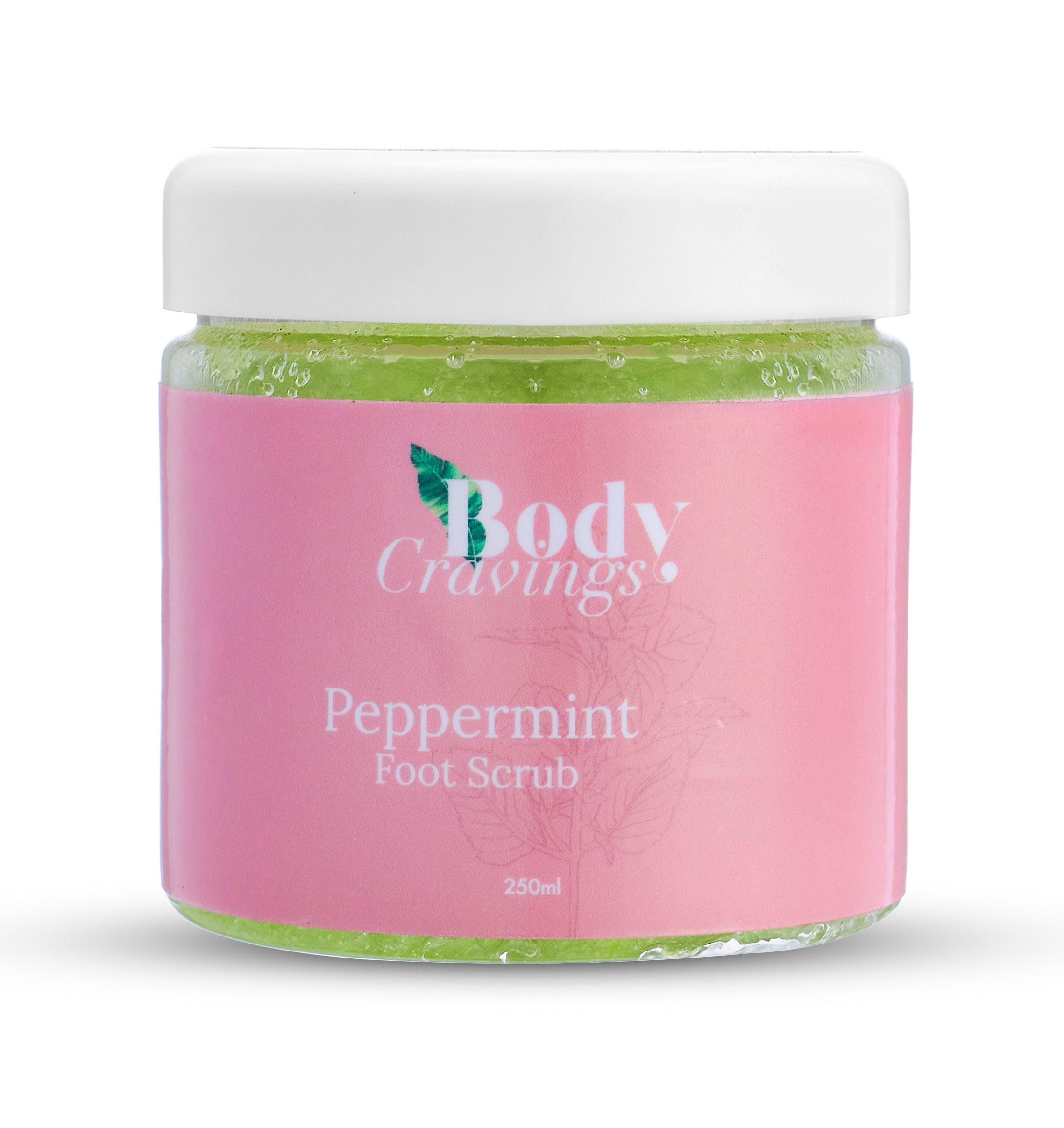Peppermint foot scrub